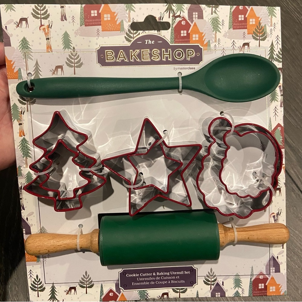 SOLD — NWT The Bakeshop Cookie Cutter and Baking Utensil Set